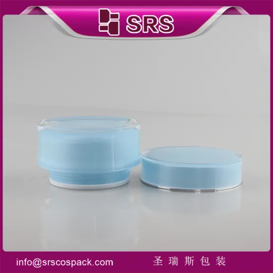 Round shape acrylic jar container ,100ml plastic container for body