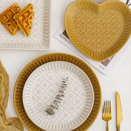 Wholesale Porcelain Plate Sets for Kitchen and Restaurant