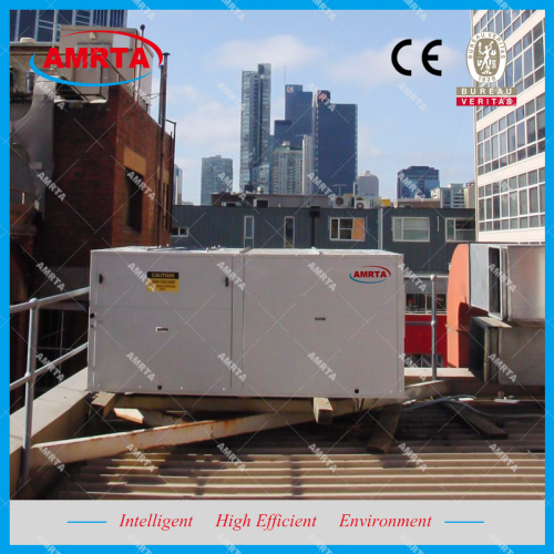 Verwarmen en koelen Rooftop verpakte eenheid met economizer