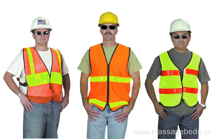 Yellow Orange Green Blue All Available Road Safety Visible Vests