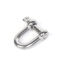 D-shaped stainless steel shackle quick release Stainless steel rigging equipment D-type shackle Supplier