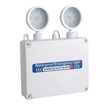 Waterproof IP65 LED emergency with two heads