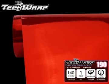 Teckwap Fast Delivery From Germany Warehouses Car Chrome Red Foil