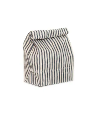 Fashion stripe canvas lunch bag for office