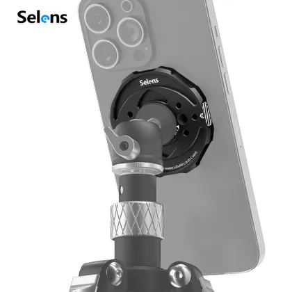 Magnetic Stand Holder for Apple MagSafe with 1/4 Inch Thread and ARRI Hole for iPhone