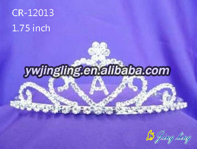 Pageant Crown Heart Wedding Tiaras