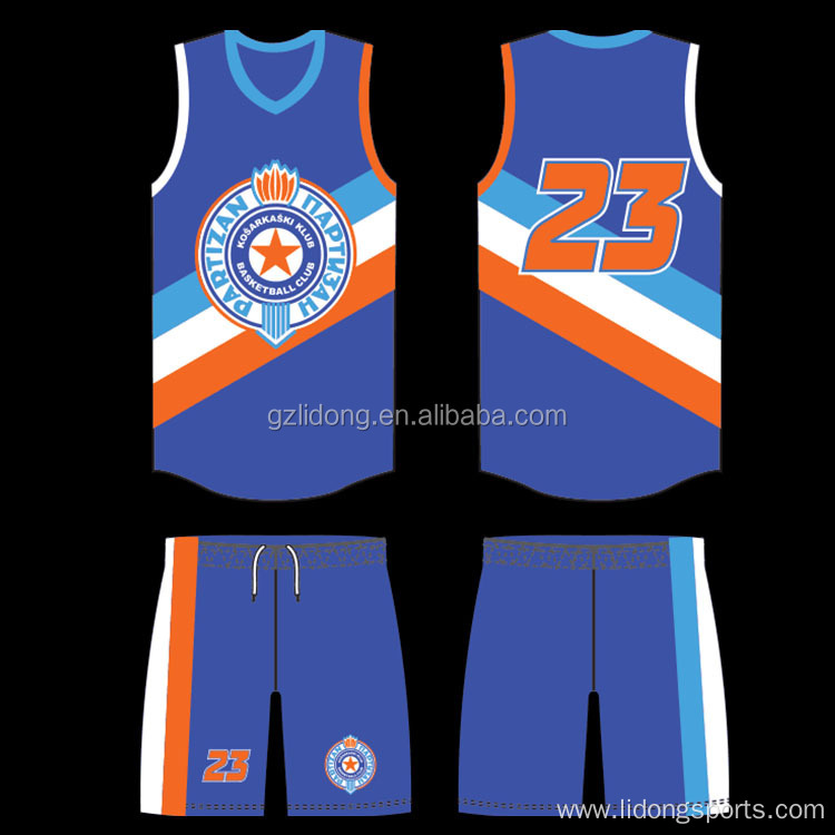 Custom New Design Youth Basketball Jersey Uniform