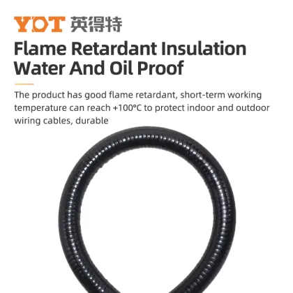 JSP Series Flat Plastic Metal Hose: Flexible PVC Coated Galvanized Conduit