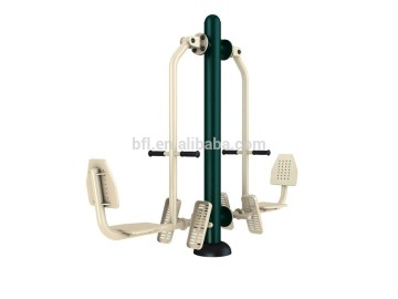Outdoor fitness equipment park leg push