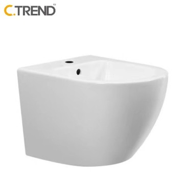 Chinese Wholesale Cheap White Ceramic Wall Hung Bidet