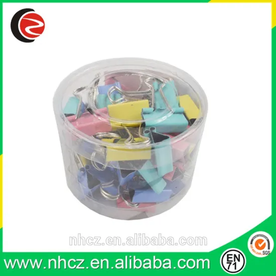 32MM Color Binder Clips in Tube