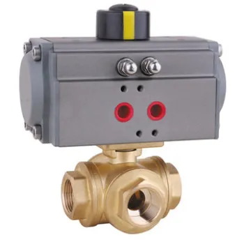 Three way ball valve