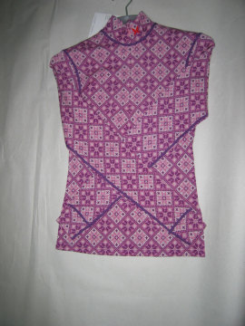Rose Zip Polo