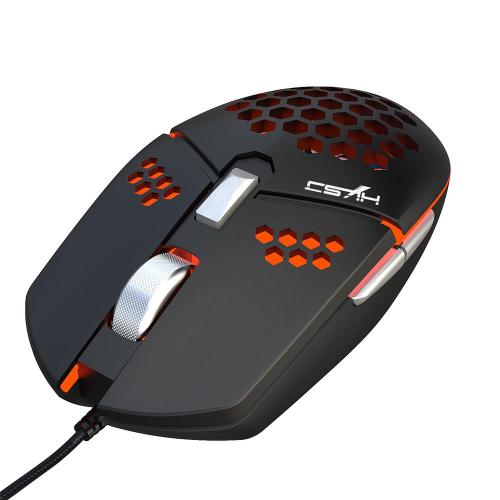 Led Wired Gaming Mouse 8000DPI Wired Hole Gaming Mouse With Fan Programming Manufactory