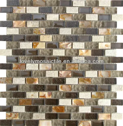 Crystal Mosaic mother pearl mosaic stone mosaic blends