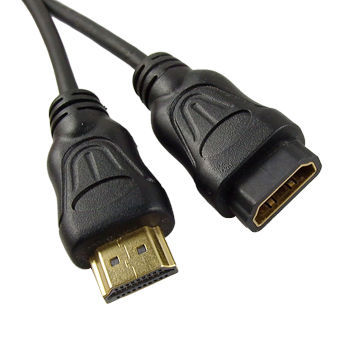 Slim HDMI cable male to female with Ethernet and 3D supported