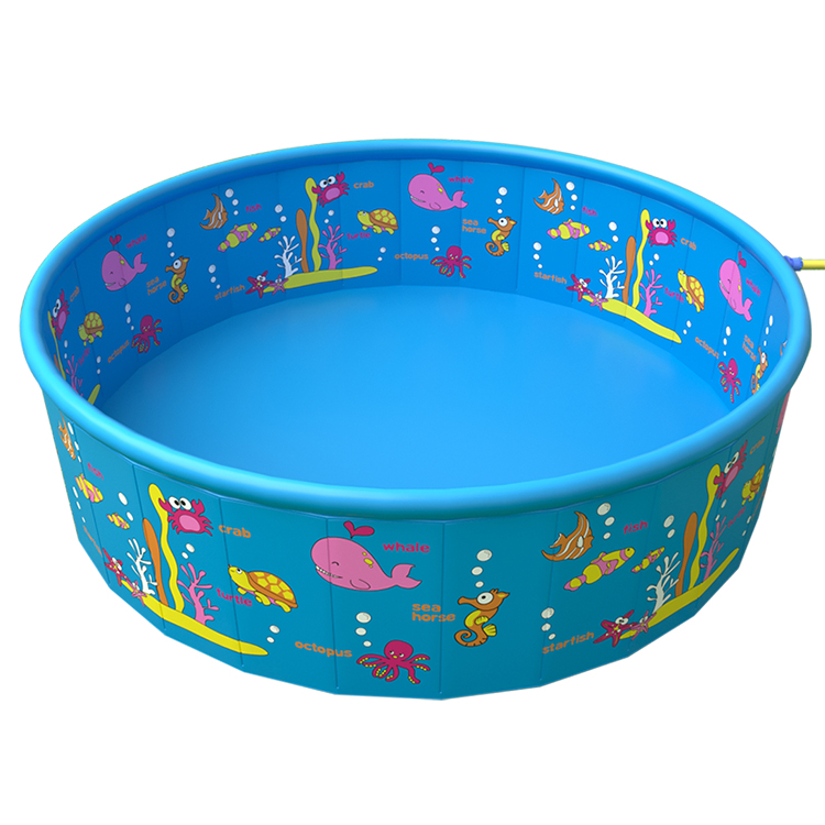 Amazon Hot Selling Foldable Dog Paddling Pool Pet Bath Tub