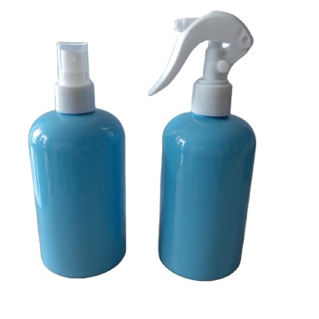 350ml PET Spray Bottle with Round Shoulder for Plastic PET Sprayer Bottle Packaging