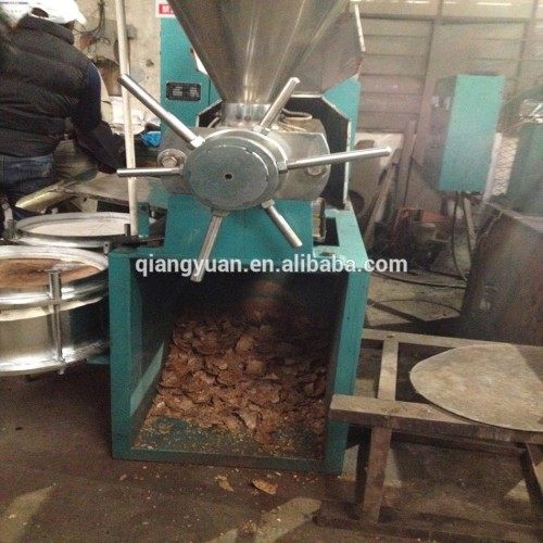 2014 China new advanced technology high efficiency food industry soybean oil press with cold and hot press