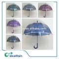 Guarda-chuva transparente de cúpula de Chidlren clara animal impressa