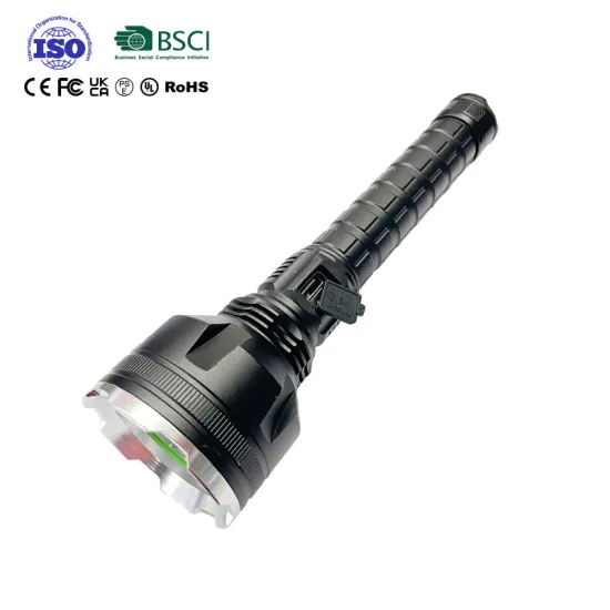 Warsun 1200Lm IPX6 Long-Range Rechargeable LED Flashlight with Built-in Power Bank