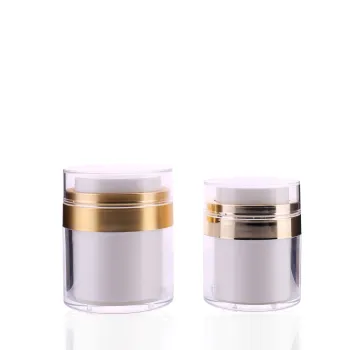 Luxury Acrylic Cosmetic Containers: Sizes 15ml, 30ml, 50ml with Airless Pump Jars