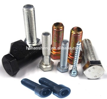 hex bolts ,nuts bolts, fastener DIN933 DIN931 grade 8.8 10.9