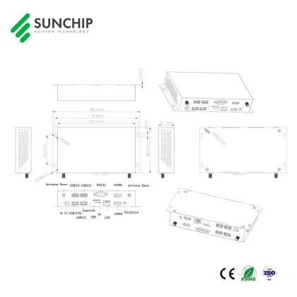 Sunchip RK3568 Full HD Android Media Player for Smart Retail
