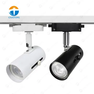 Amazon Hot Sale GU5.3 Gu10 Mr16 Holder Tracklights Housing Adjustable Angle Ceiling Spotlight Indoor Round 5W 7W Led Spot Light