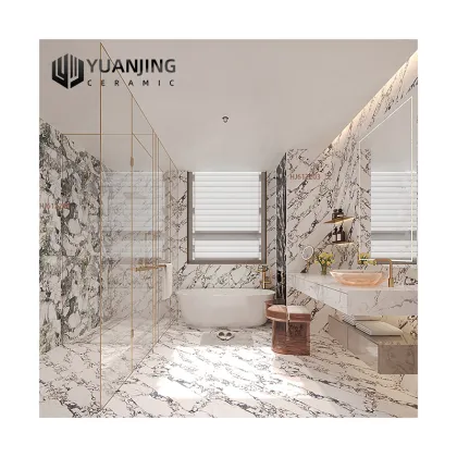 Bulgari Bathroom Wall Tiles - Luxury Anti-Slip Stone Tile 600x1200mm for Restaurants, Villas, and Hotels