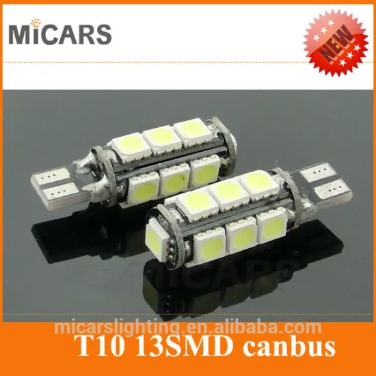 Hot selling 5050SMD Auto lighting system LED bulb automobiles motorcycles T10