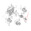 Peças da escavadeira Hitachi 4482892 Bomba hidráulica ex1200-5