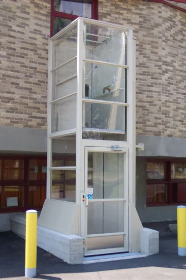 Stationary Vertical Platform Lift for Wheelchairs