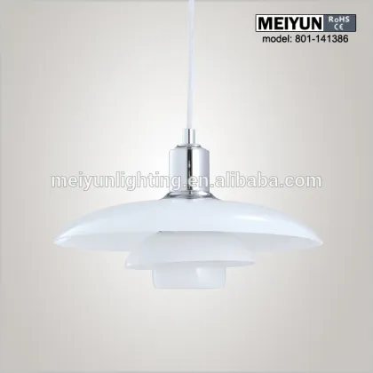 Designer ph glass floor lamp