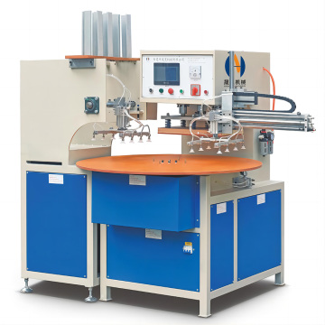 Macchina da imballaggio di blister a tavola rotonda automatica con alimentatore automatico