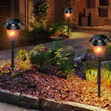 Small Hexagonal Flame Lamp
