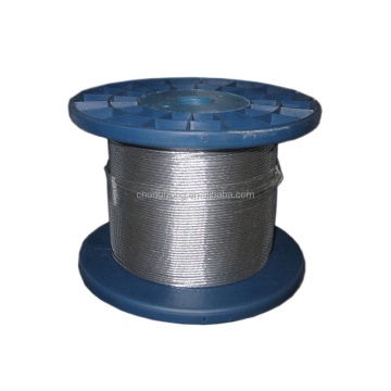 Pembekal Borong China: 3/32 \ "7x19 IPS/EIPS Tali Wire Galvanized, Kabel Pesawat 5000fts