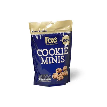 Waterproof Zipper Standing Pouches For Snack