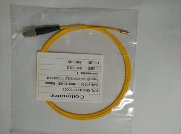 1310nm 1550nm Single Fiber Collimator with SC APC