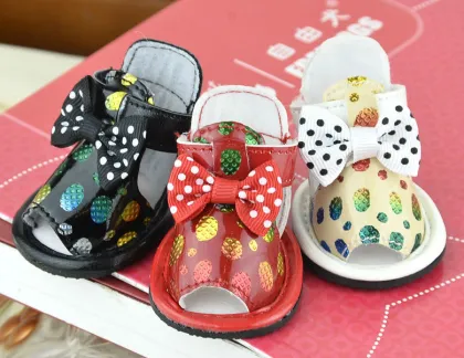PETSOO Color bronzing pet Pet Sandals Boots Wholesale [PDS-025]