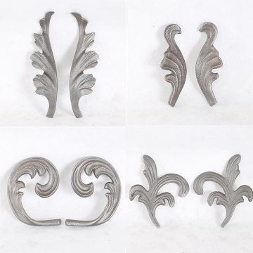 Popular Wrought Iron Leaves For Garden Fence