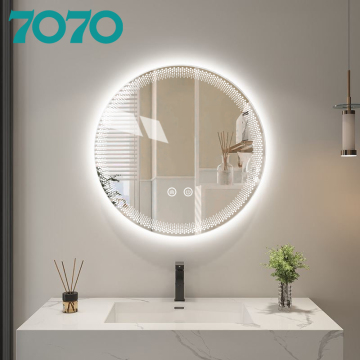 Double Touch Intelligent Bathroom Wall Hung LED Sensor Mirror WC