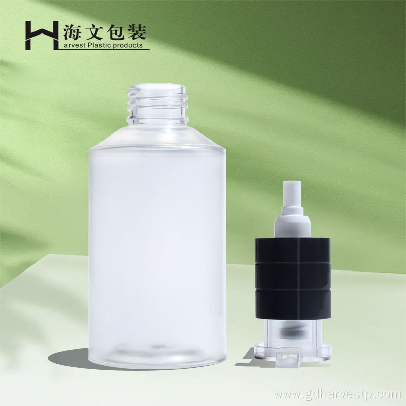 Empty Cosmetic Plastic PET Matte Lotion Pump Bottles