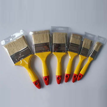 Flat Paint Brushes Wooden handle