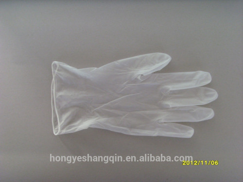 powder free clear color medical 510 k vinyl gloves