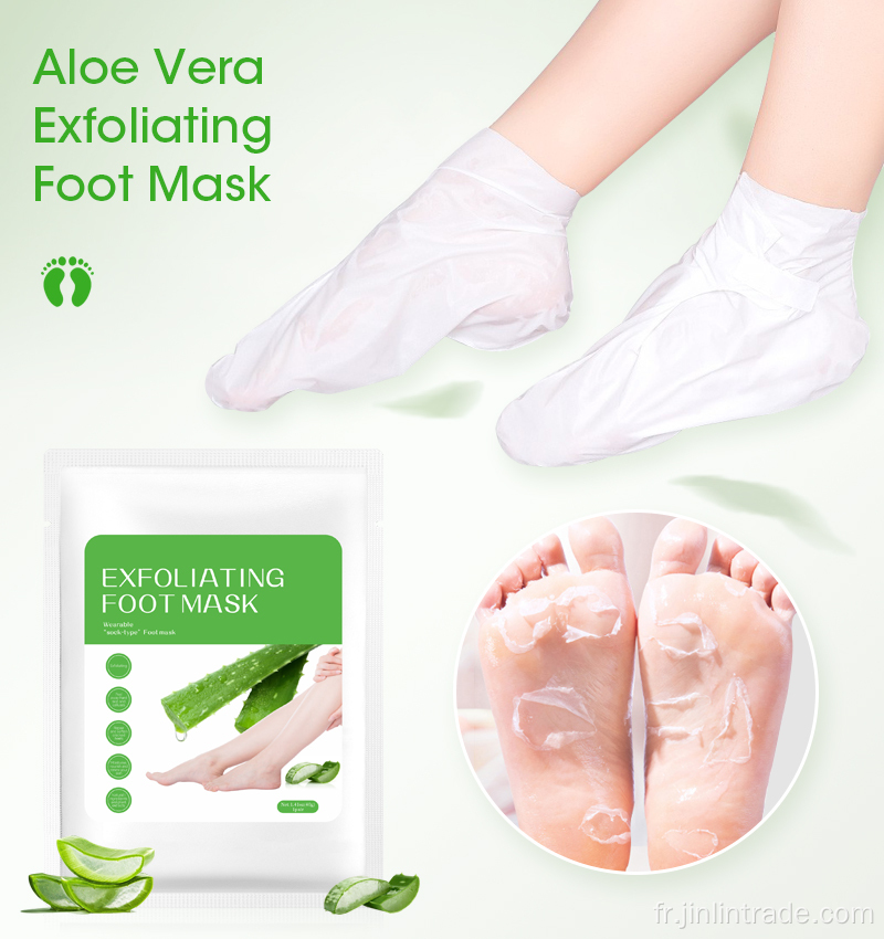 Masque de pelage de l&#39;exfoliation de pied personnalisé