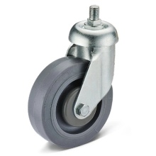 High Quality Smooth Flat Universal Gray Medium Duty Trolley 3'/4'/5'' Caster Wheel