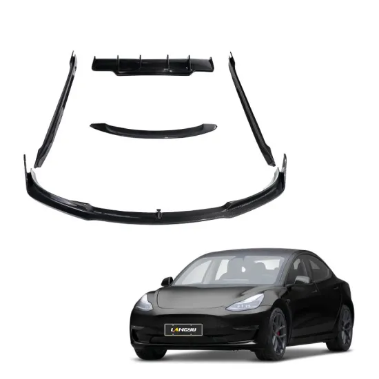 Dry Carbon Fiber Body Kit for Tesla Model 3 - Langyu
