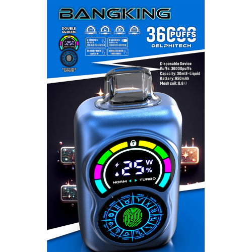 Bang King 36000 Puff Stock Vape Puffs