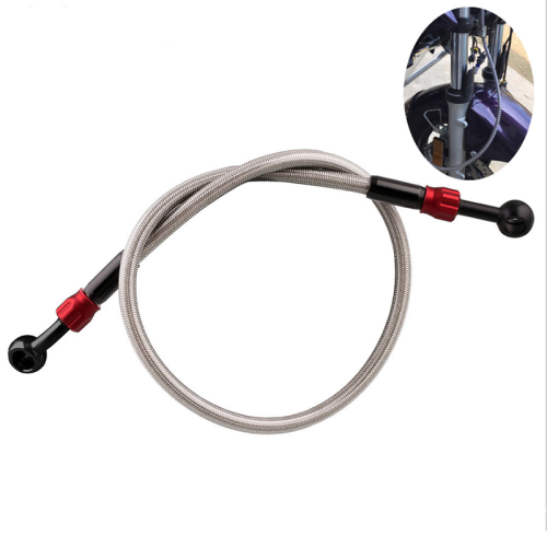 575mm Motorcycle brake Hose Braided Steel Brake Clutch Oil Hose Line Pipe Fit ATV Dirt Pit Bike Car-Styling high strength